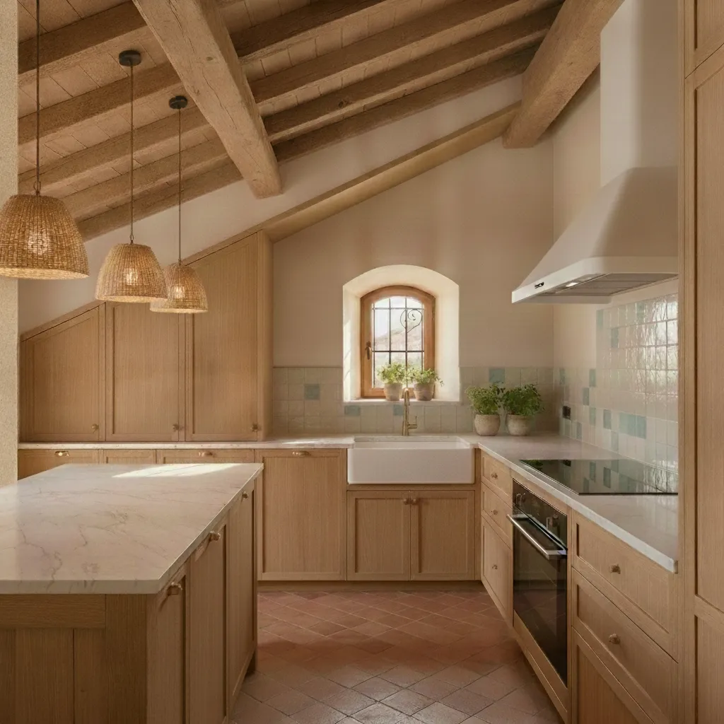 Cocina a medida diseñada para aprovechar mejor el espacio